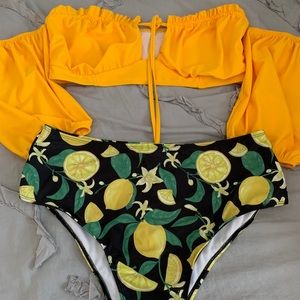 Lemons Swimsuit Set